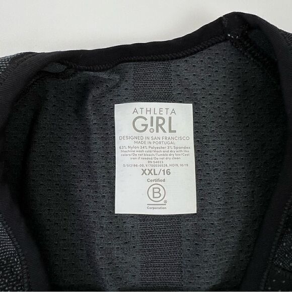 Athleta Girl Black Camp Power Up Top - Picture 8 of 9